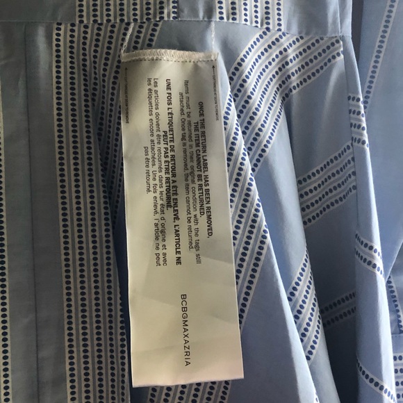 BCBG MAXAZRIA Rayanne Asymmetrical Shirt Dress XS - Picture 5 of 6